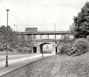 Cincinnati Ohio circa  Main entrance to Eden Park